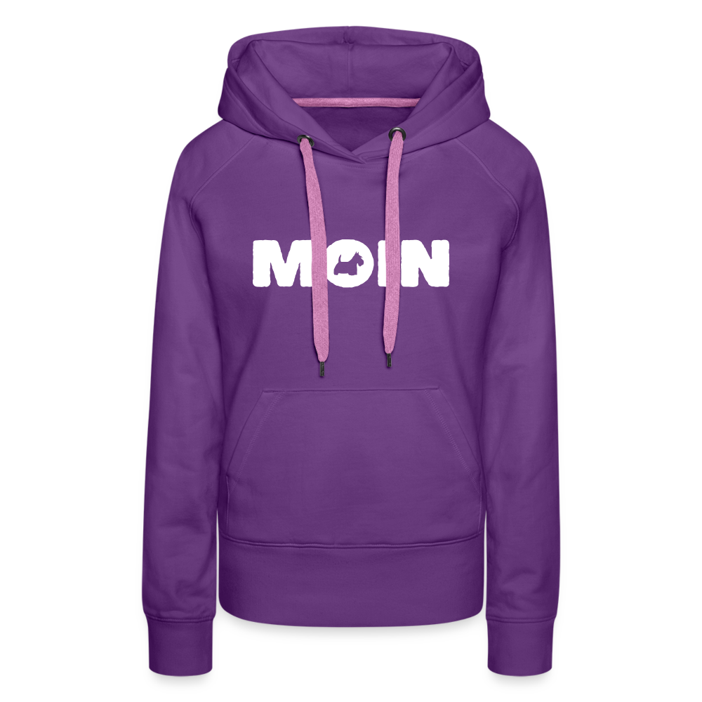 Frauen Premium Hoodie - Scottish Terrier - Moin - Purple