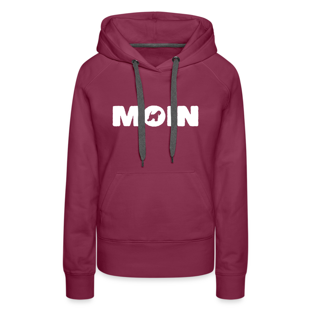 Frauen Premium Hoodie - Irish Soft Coated Wheaten Terrier - Moin - Bordeaux