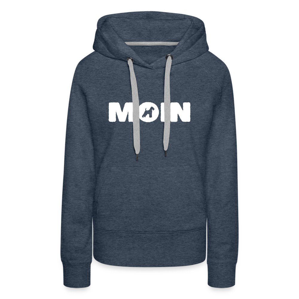 Frauen Premium Hoodie - Welsh Terrier - Moin - Jeansblau