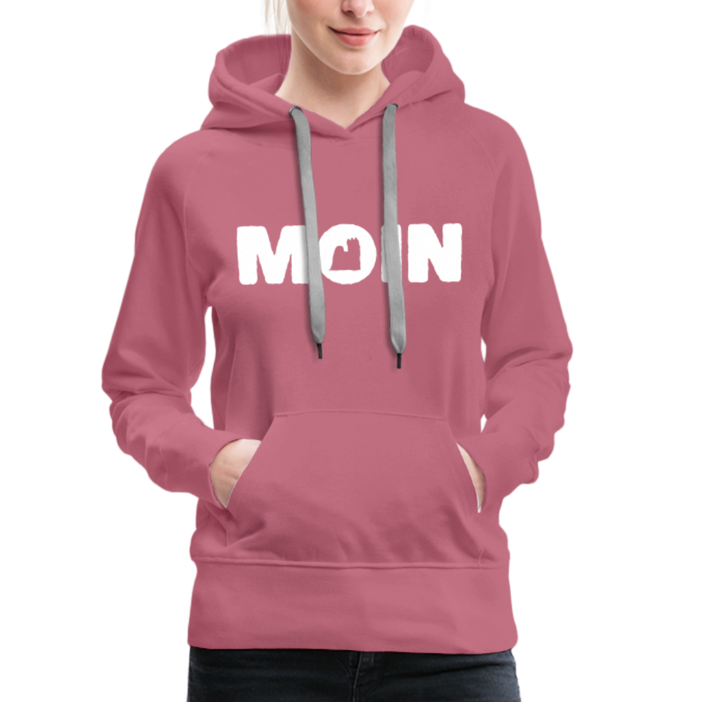 Frauen Premium Hoodie - Yorkshire Terrier - Moin - Malve