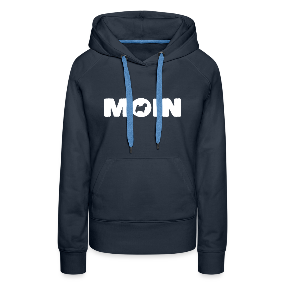 Frauen Premium Hoodie - Norwich Terrier - Moin - Navy