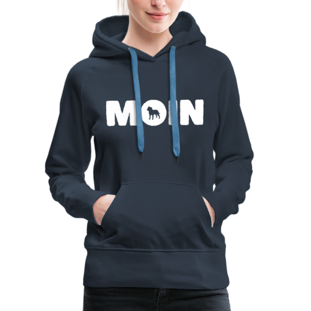 Frauen Premium Hoodie - Staffordshire Bull Terrier - Moin - Navy
