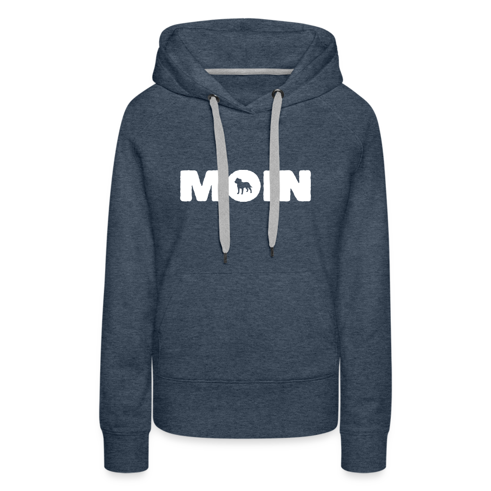 Frauen Premium Hoodie - Staffordshire Bull Terrier - Moin - Jeansblau