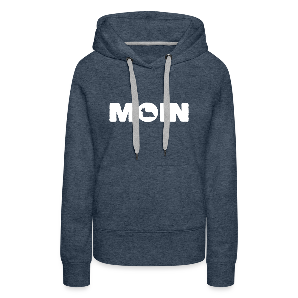 Frauen Premium Hoodie - Skye Terrier - Moin - Jeansblau