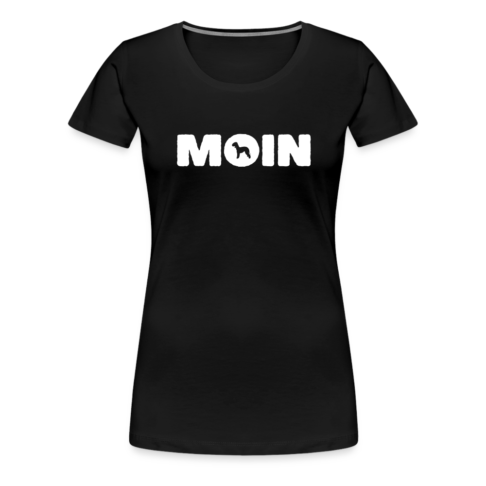 Women’s Premium T-Shirt - Bedlington Terrier - Moin - Schwarz