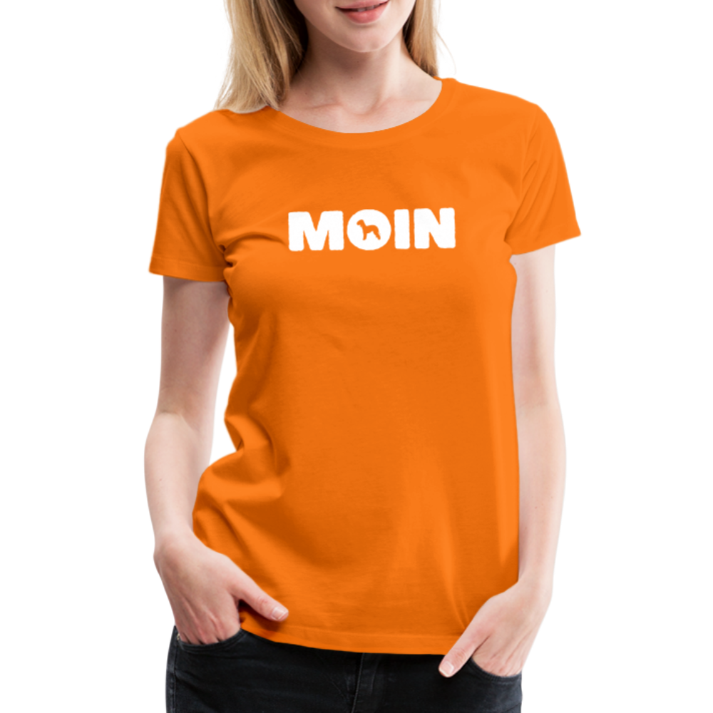 Women’s Premium T-Shirt - Bedlington Terrier - Moin - Orange