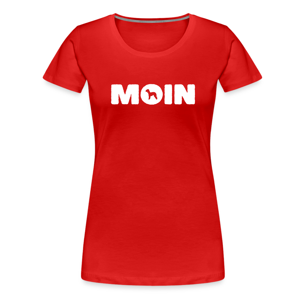 Women’s Premium T-Shirt - Bedlington Terrier - Moin - Rot