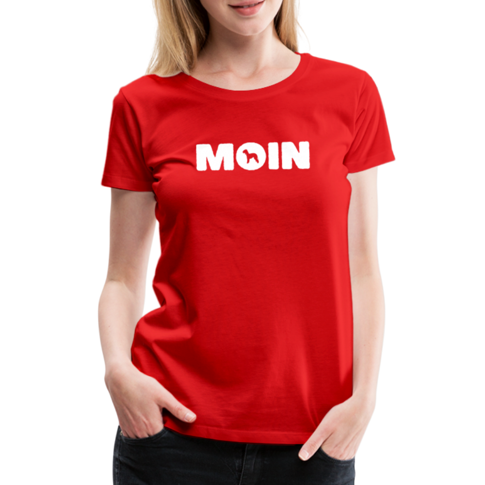 Women’s Premium T-Shirt - Bedlington Terrier - Moin - Rot