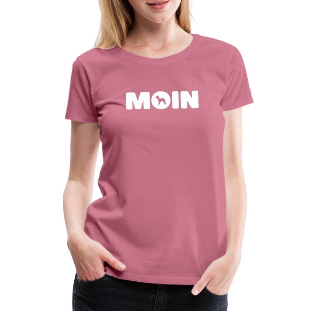 Women’s Premium T-Shirt - Bedlington Terrier - Moin - Malve