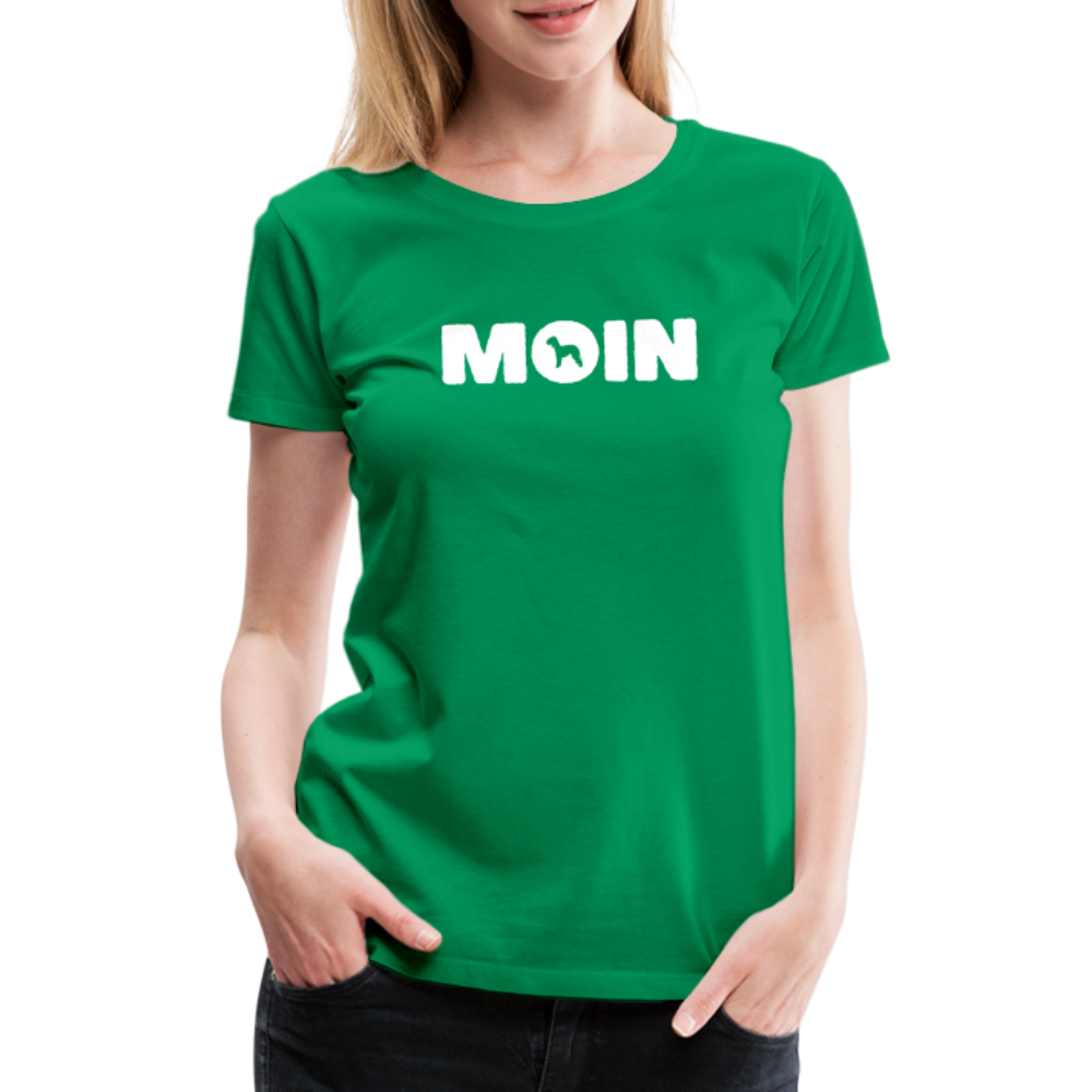Women’s Premium T-Shirt - Bedlington Terrier - Moin - Kelly Green