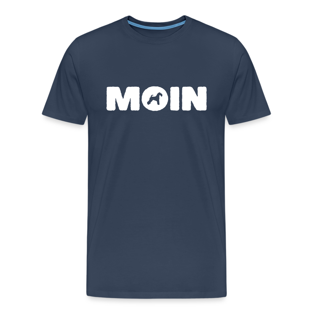 Kerry Blue Terrier - Moin | Männer Premium T-Shirt - Navy