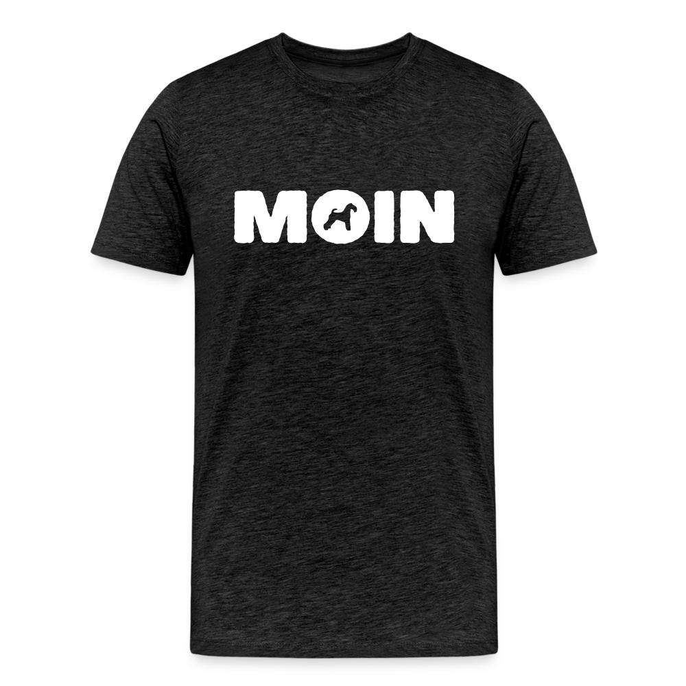 Kerry Blue Terrier - Moin | Männer Premium T-Shirt - Anthrazit