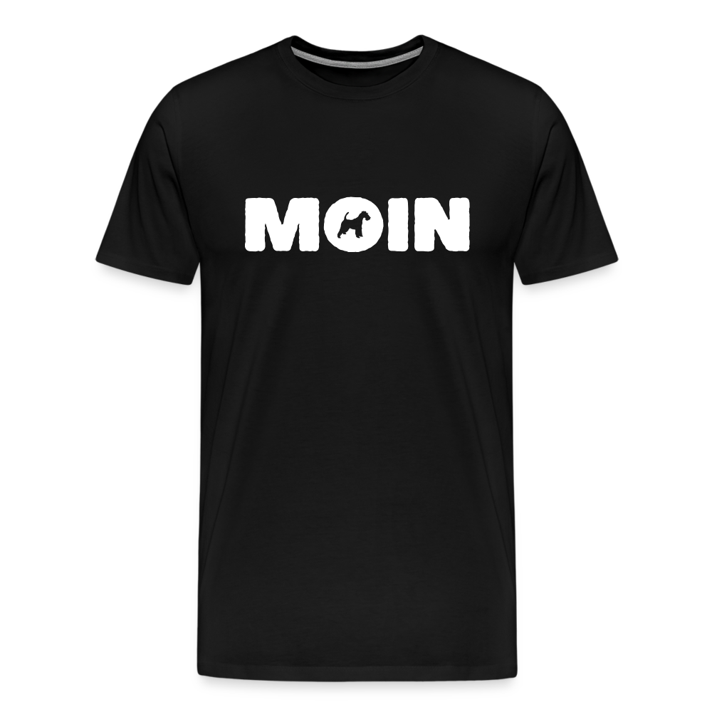 Drahthaar Foxterrier - Moin | Männer Premium T-Shirt - Schwarz
