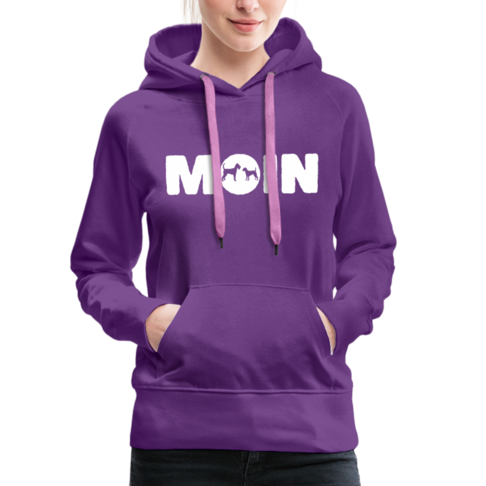 Irish & Parson Russell Terrier - Moin | Frauen Premium Hoodie - Purple