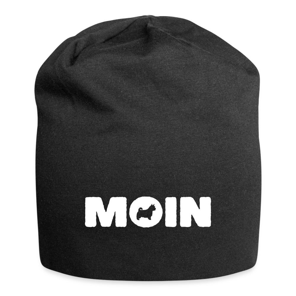 Norwich Terrier - Moin | Jersey-Beanie - Schwarz