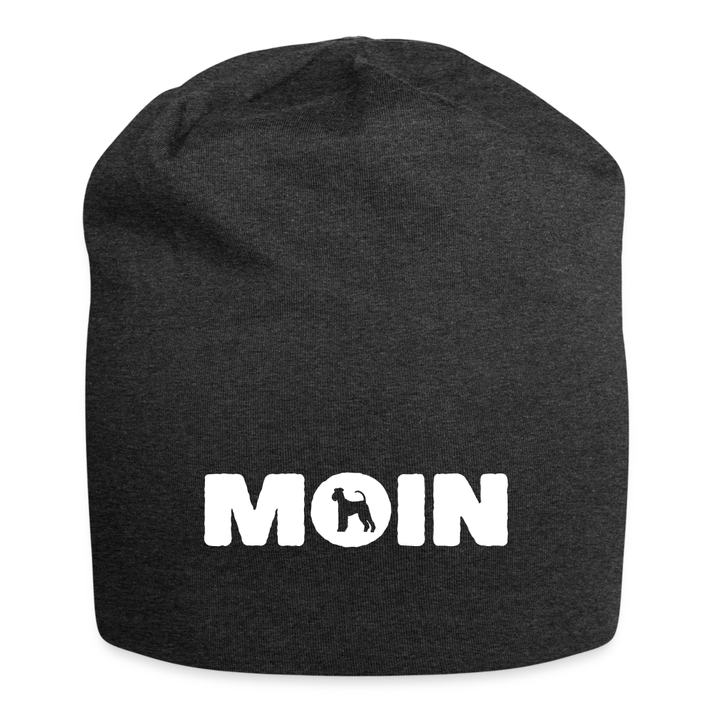 Airedale Terrier - Moin | Jersey-Beanie - Anthrazit