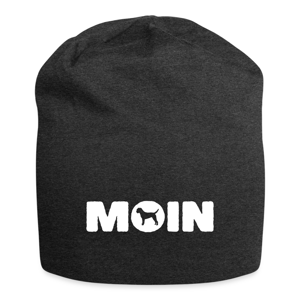 Border Terrier - Moin | Jersey-Beanie - Anthrazit