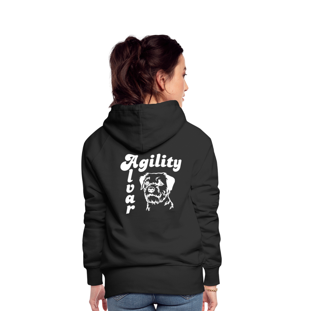 Border Terrier - Agility Alvar | Frauen Premium Hoodie - Schwarz