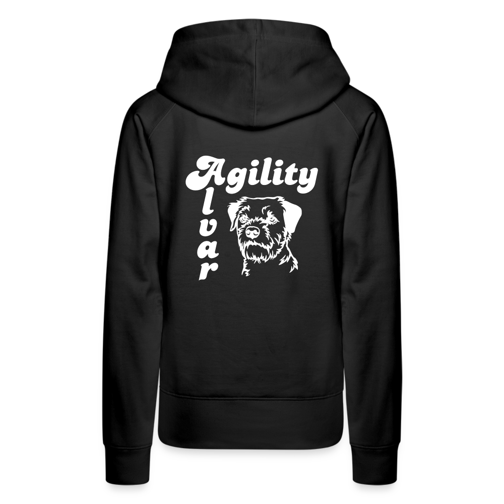 Border Terrier - Agility Alvar | Frauen Premium Hoodie - Schwarz