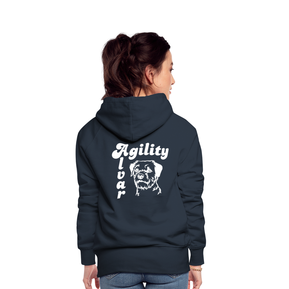 Border Terrier - Agility Alvar | Frauen Premium Hoodie - Navy
