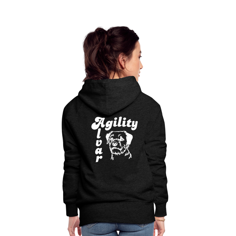 Border Terrier - Agility Alvar | Frauen Premium Hoodie - Anthrazit