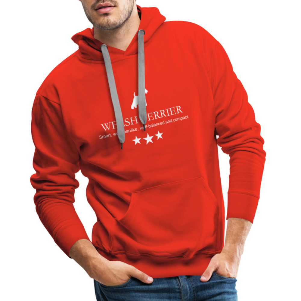 Men’s Premium Hoodie - Welsh Terrier - Smart, workmanlike, well-balanced... - Rot