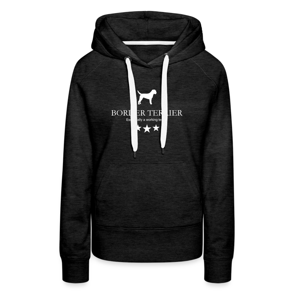 Frauen Premium Hoodie - Border Terrier - Essentially a working terrier... - Anthrazit
