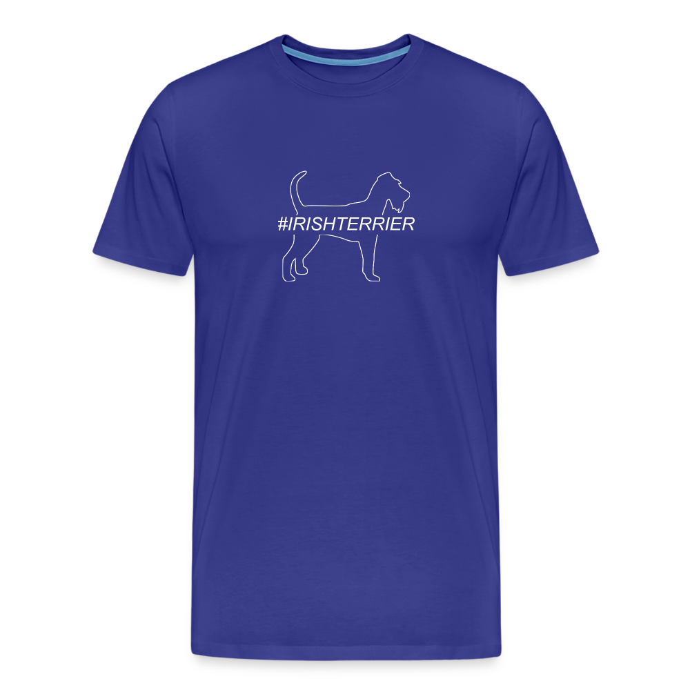 Männer Premium T-Shirt - Irish Terrier - Hashtag - Königsblau
