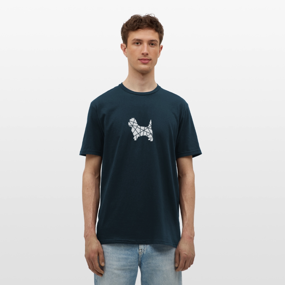 Cairn Terrier geometrisch | Männer T-Shirt - Navy
