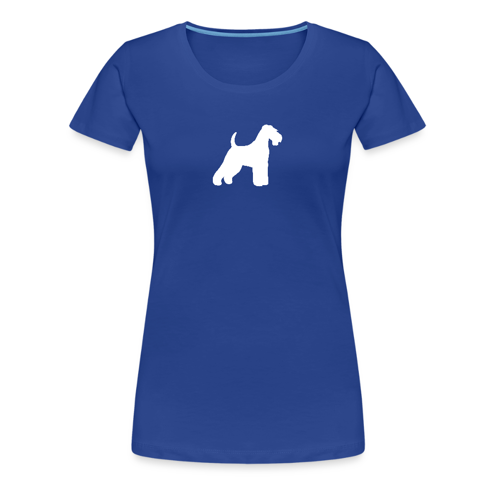 Welsh Terrier-Silhouette | Women’s Premium T-Shirt - Königsblau