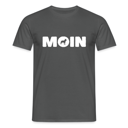 Boston Terrier - Moin | Männer T-Shirt - Anthrazit