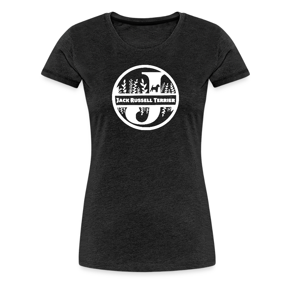 Women’s Premium T-Shirt - Jack Russell Terrier - Monogramm - Anthrazit
