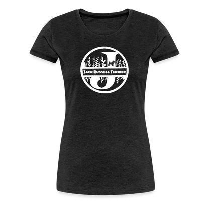 Women’s Premium T-Shirt - Jack Russell Terrier - Monogramm - Anthrazit
