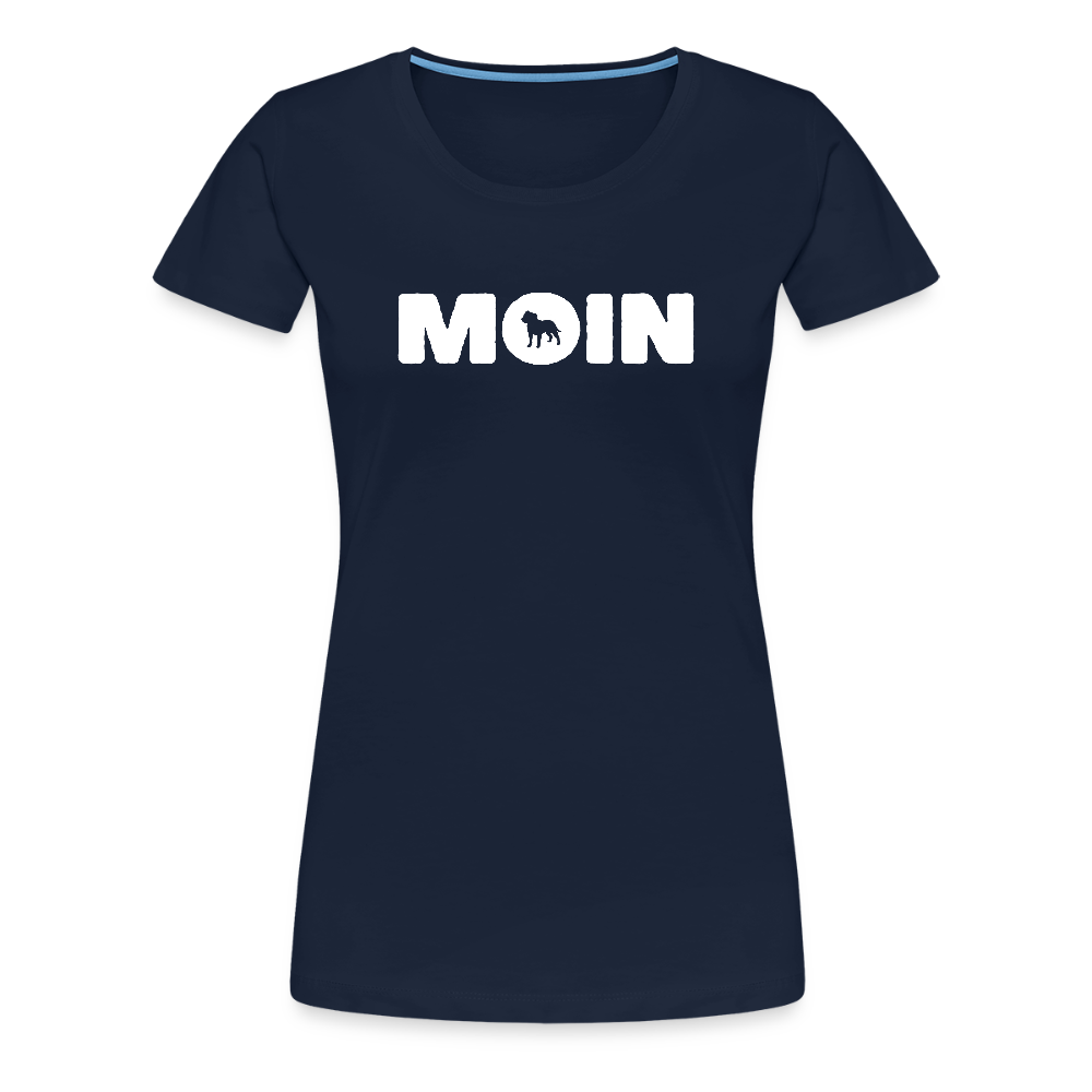 Women’s Premium T-Shirt - Staffordshire Bull Terrier - Moin - Navy