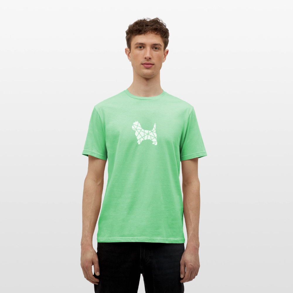 Cairn Terrier geometrisch | Männer T-Shirt - Mintgrün