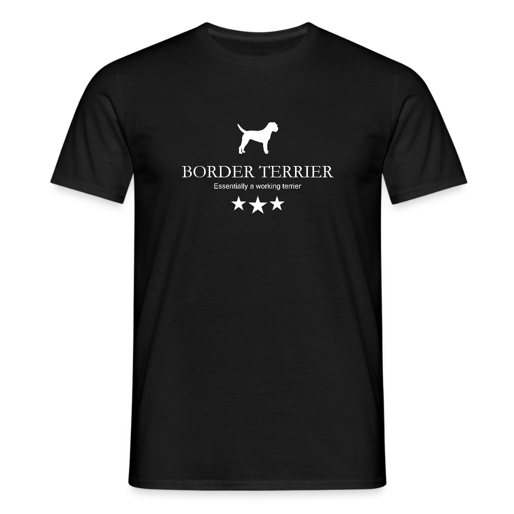 Border Terrier - Essentially a working terrier... | Männer T-Shirt - Schwarz