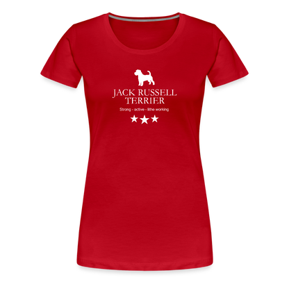 Women’s Premium T-Shirt - Jack Russell Terrier - Strong, active, lithe working... - Rot