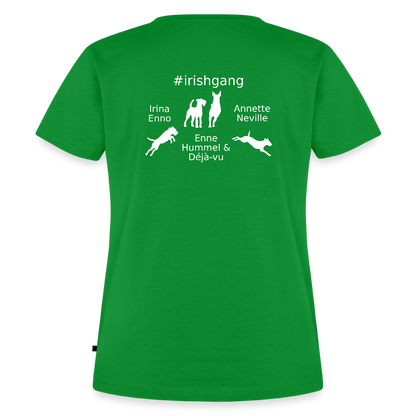 Frauen Premium T-Shirt - #IRISHGANG - Grün
