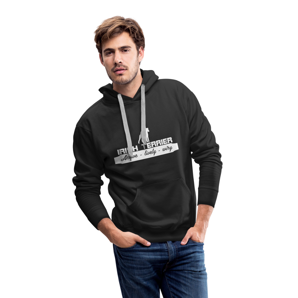 Irish Terrier - Active, lively, wiry... | Men’s Premium Hoodie - Schwarz