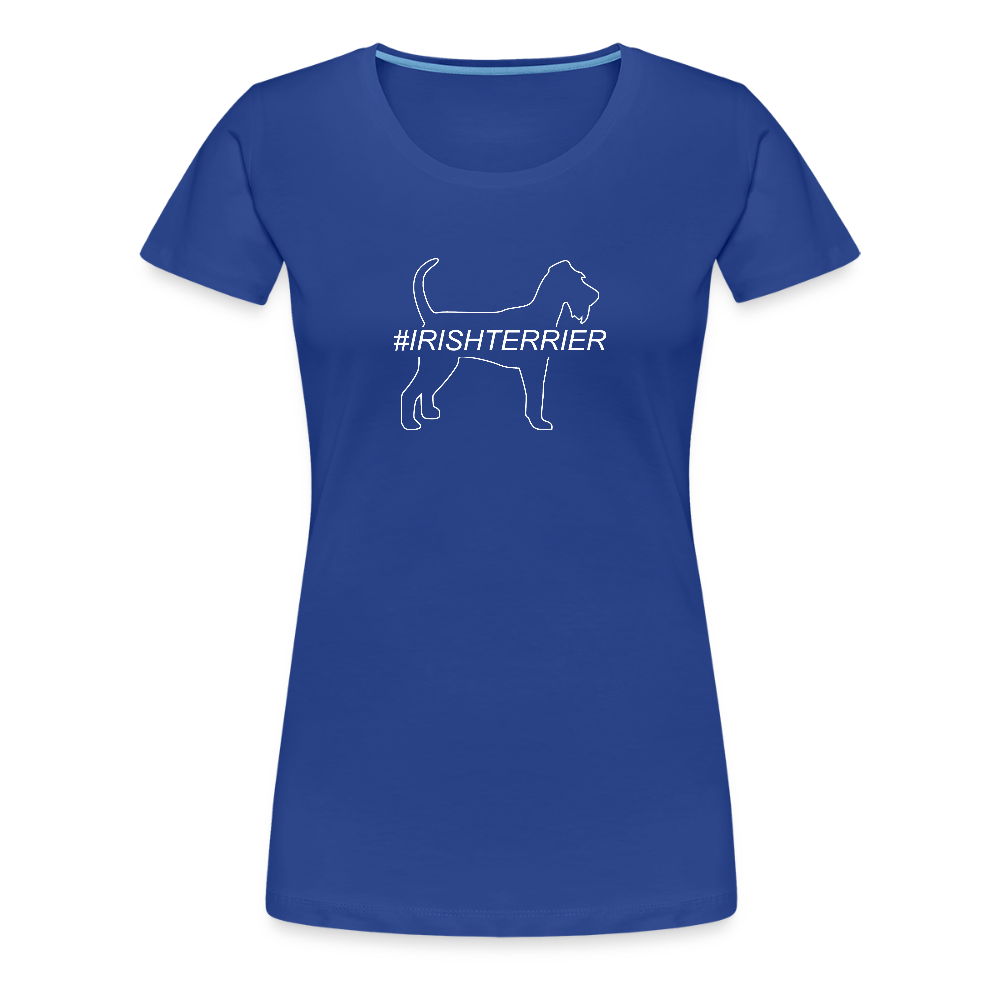 Women’s Premium T-Shirt - Irish Terrier - Hashtag - Königsblau
