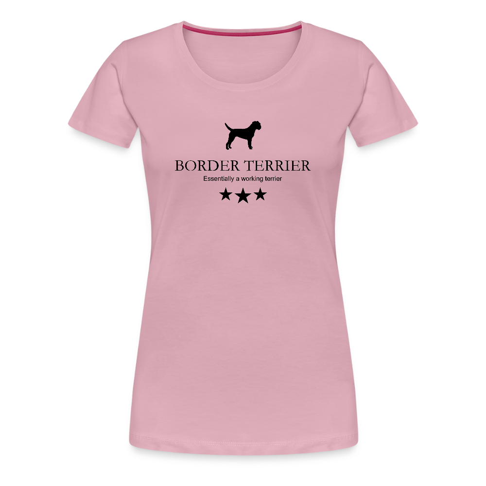 Women’s Premium T-Shirt - Border Terrier - Essentially a working terrier... - Hellrosa