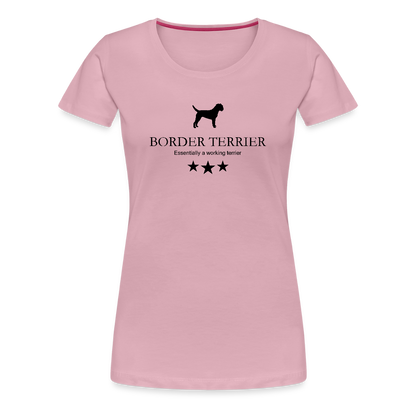 Women’s Premium T-Shirt - Border Terrier - Essentially a working terrier... - Hellrosa