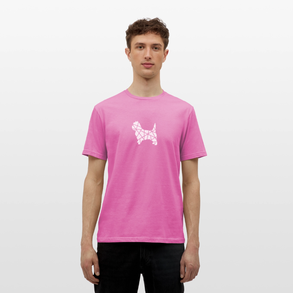Cairn Terrier geometrisch | Männer T-Shirt - Pink