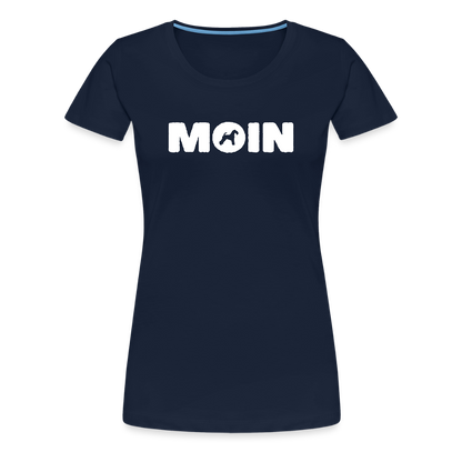 Women’s Premium T-Shirt - Kerry Blue Terrier - Moin - Navy