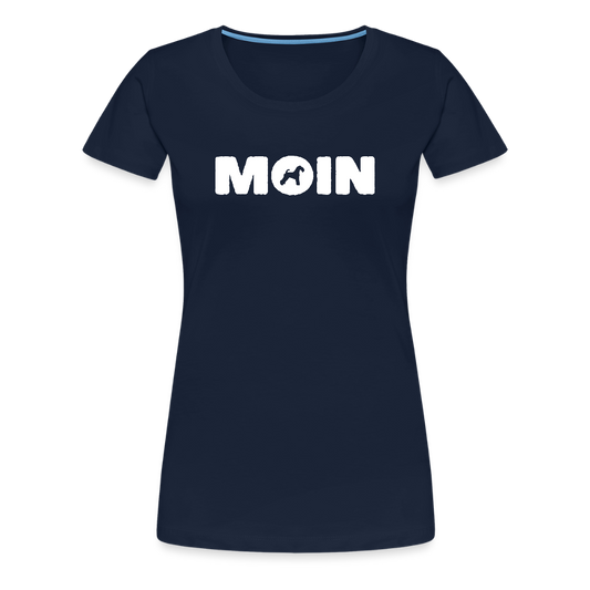 Women’s Premium T-Shirt - Kerry Blue Terrier - Moin - Navy