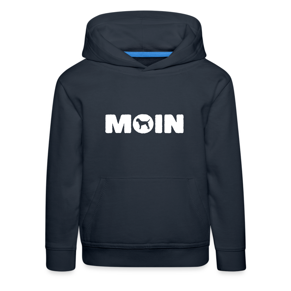 Kinder Premium Hoodie - Border Terrier - Moin - Navy