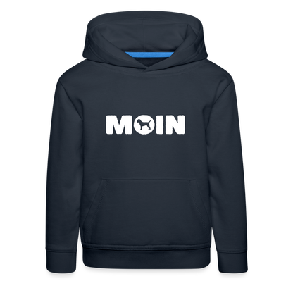 Kinder Premium Hoodie - Border Terrier - Moin - Navy