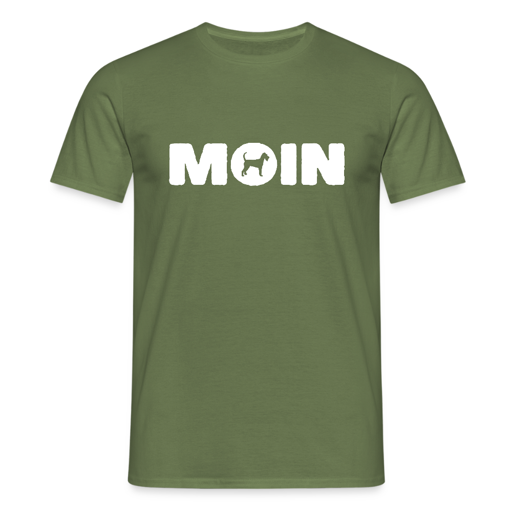 Irish Terrier - Moin | Männer T-Shirt - Militärgrün