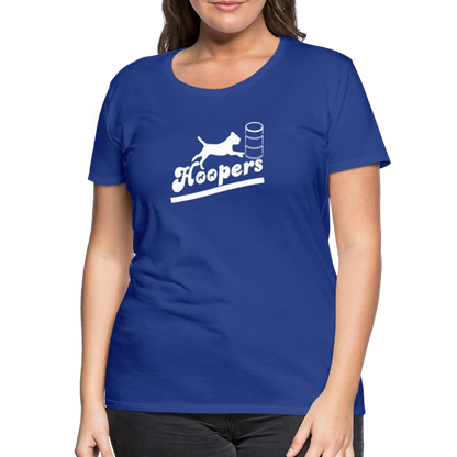 Women’s Premium T-Shirt - Hoopers mit Border Terrier - Königsblau