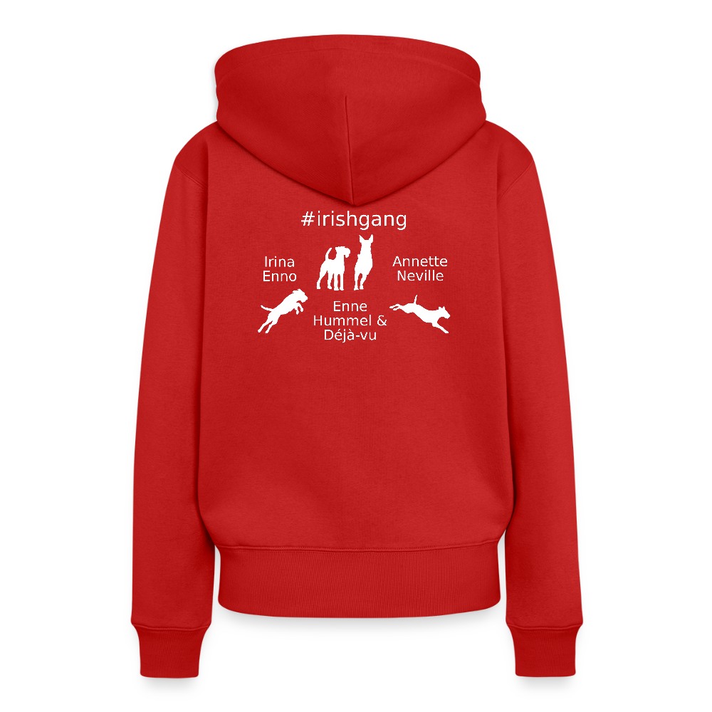 Frauen Premium Hoodie - #IRISHGANG - Rot